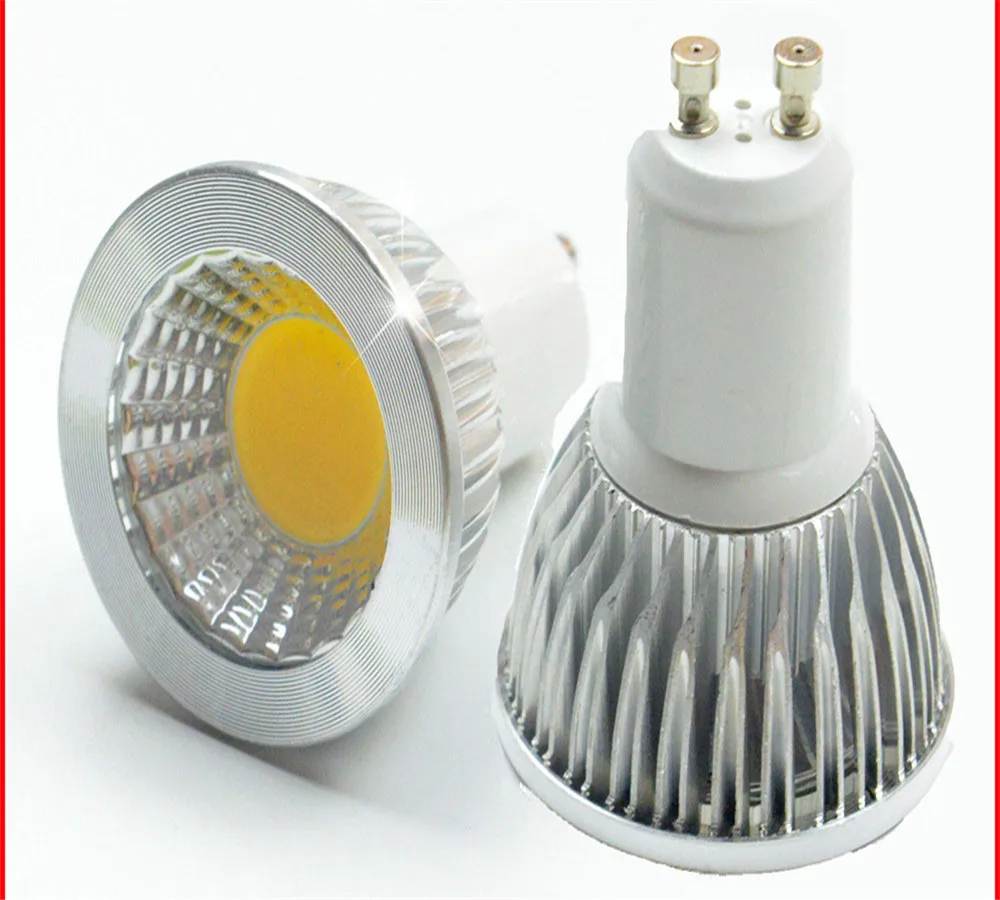 

10X Super bright GU10 light bulb dimmable warm / white 85-265V 6W 9W 12W GU10 COB lamp LED GU10 / E27 / E14 /GU5.3 LED spotlight