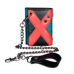 Women Wallet Tri-Fold Chain Men's Purse 4044