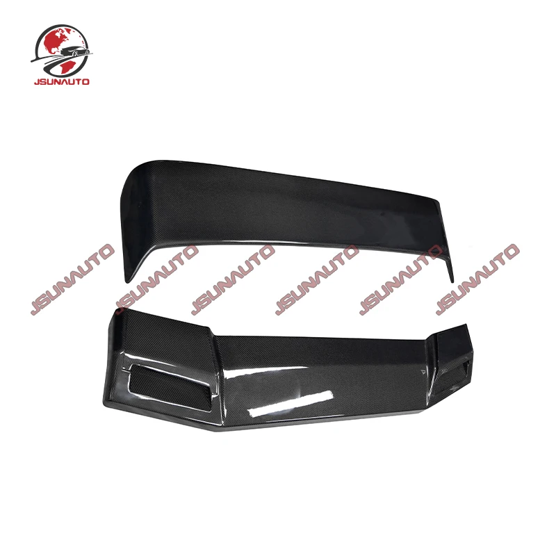 Real Carbon Fiber Spoiler For Mercedes-Benz G Class W463 G500 G550 G63 Top Wing Roof Spoiler Tail Lip  With Led Light Body Kit