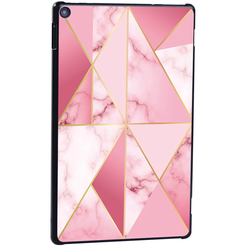 For Amazon Fire HD10 5th 2015/7th 2017/7th 2019 Case Shockproof Shape Printing Plastic Ultra-thin Tablet Hard Back Shell