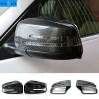 Para Mercedes Benz A B C E S CLA GLA GLK clase W176 W246 W204 W212 W221 C177 X204 X156 cubierta de espejo retrovisor de coche de fibra de carbono