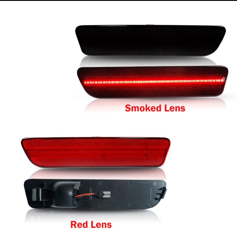 iJDM For 2005-2009 Ford Mustang Rear Side Marker Light,For Mustang 3rd Brake Light , For Mustang License Plate Parking Lights