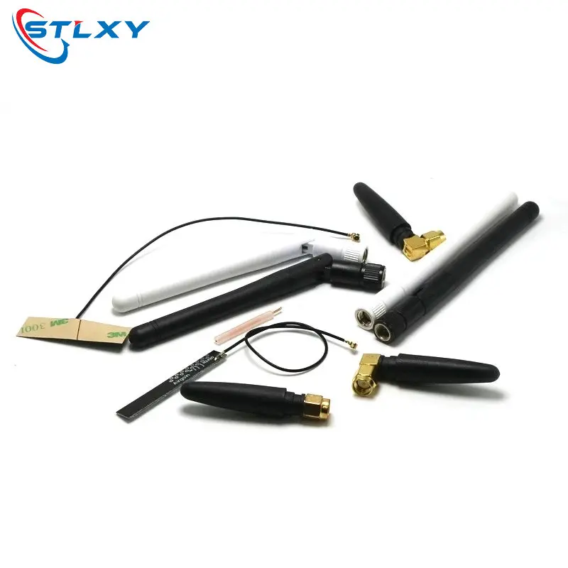 2PCS 2.4Ghz 3dbi WIFI Antenna 2.4G RP SMA Male Universal Antennas Amplifier WLAN Router Antenne Booster 2400-2500mhz
