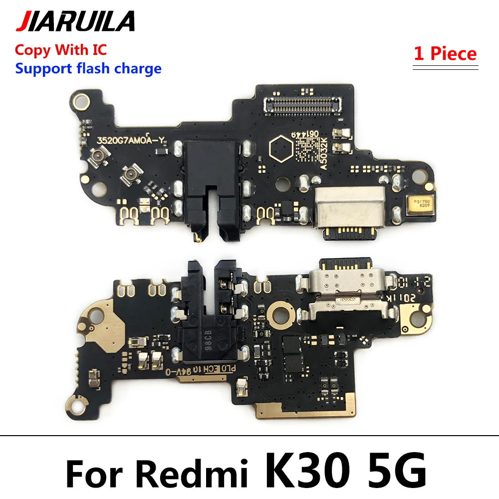 USB Charging Port Charger Plug Connector Board Flex For Xiaomi Redmi 10 Prime 10A 10C K30 4G 5G 9A 9C 9T Note 8 9 7 Pro 8T 9S