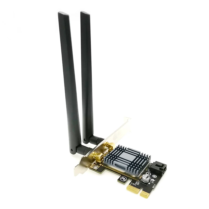 Atheros AR5B22 Dual Band 300Mbps PCI-E PCI Express X1 X16ไร้สายการ์ด WiFi พร้อม Bluetooth 4.0สำหรับเดสก์ท็อป PC