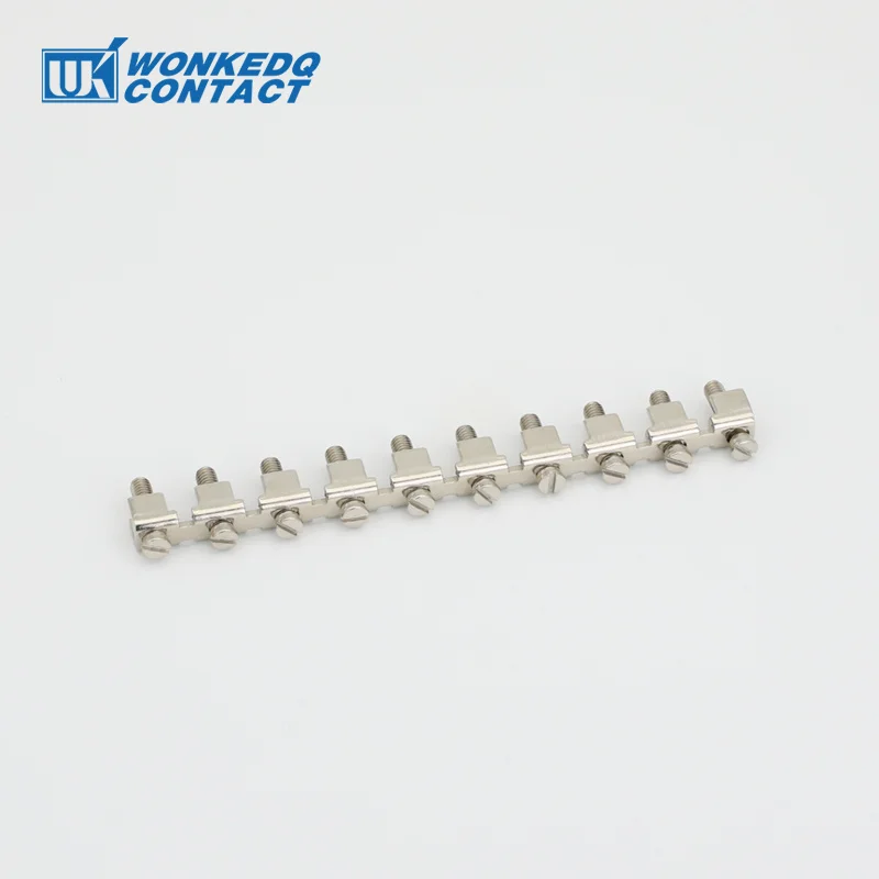 1Pc FBI10-12 Wiring Jumpers For UK16 UIK16 UK10-DREHSI Connector FBI 10-12 DIN Rail UK Terminal Block Accessories Fixed Bridge