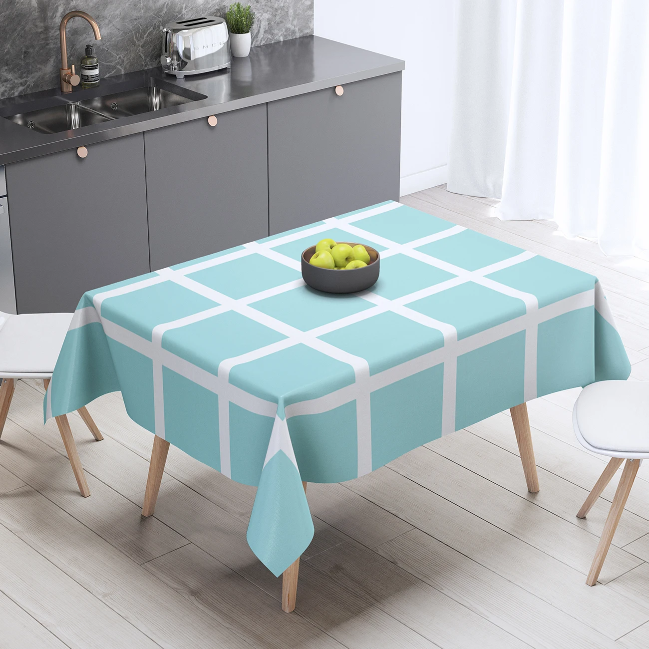 Nordic Style Tablecloth Home Party Wedding Decoration Accessories Rectangular Dining Table Waterproof and Antifouling Tablecloth