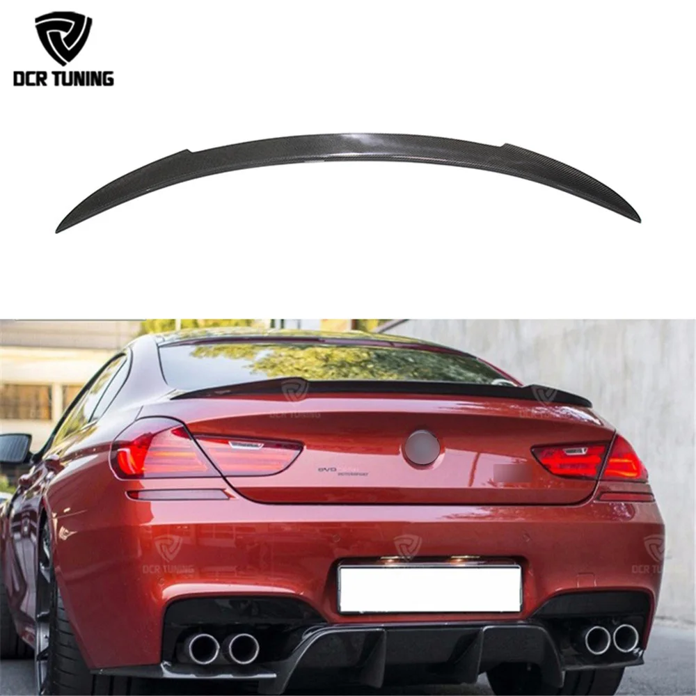 Carbon Fiber Rear Trunk Spoiler For BMW 6 Series 4-Door F06 Gran Coupe Carbon Spoiler 2014 2015 2016 - ON Car-Styling