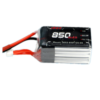 HV 850MAH Lipo Battery 2S 3S 4S 5S 6S 120C 7.4V 11.1V 14.8V 18.5V 22.2V Lithium Battery XT30 XT60 Plug for FPV Racing Drone