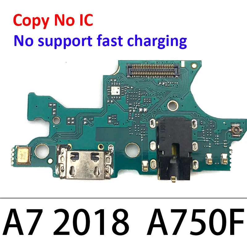 20Pcs，NEW USB Charger Charger Charging Port Dock Connector Microphone Board Flex Cable For Samsung  A7 2018 A750F A9 2018 A920F