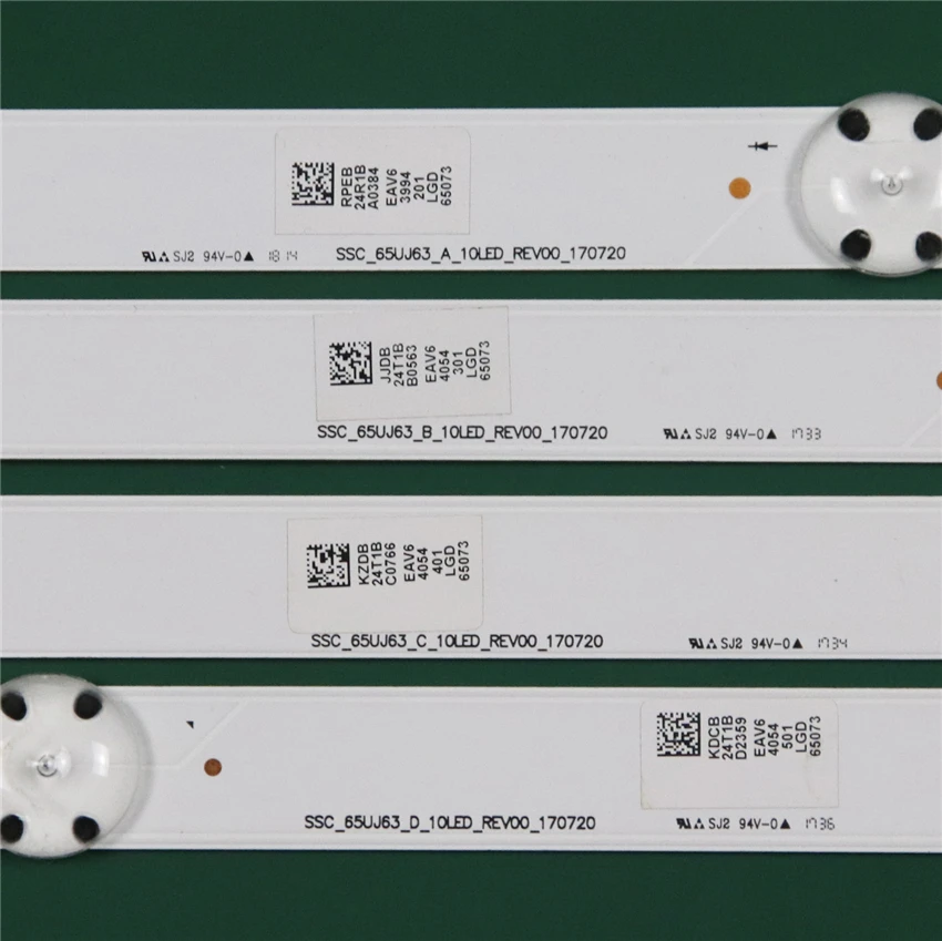 LED Bands For LG 65LJ5500 65LJ553T 65LJ554T 65LJ5550 TV LED Bars Backlight Strips 65UJ63_UHD Line Ruler Array Innotek 17Y 65inch