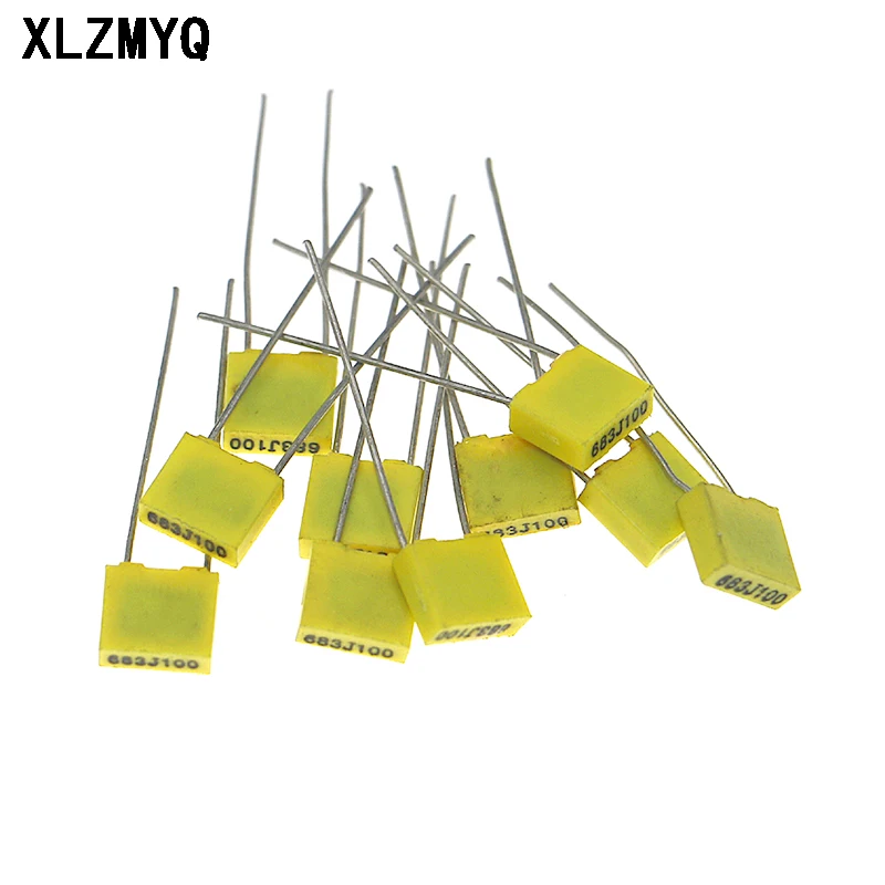 240pcs/BOX 1nF-1uF Correction Capacitor Kit Polypropylene Safety Plastic Film Capacitor Kit 63V 100V Correction Capacitors