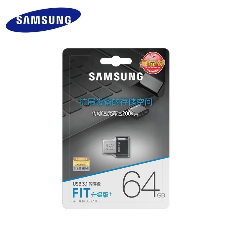 Imagem -06 - Samsung-high Velocidade Usb 3.1 Pen Drive Mini u Disco Memory Stick 32gb 64gb 128gb 256gb 400 Mbps Carro Computador