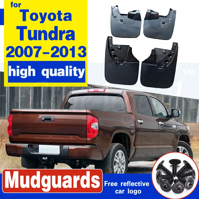 

Front and Rear Splash Mud Flaps Fender For Toyota Tundra 2007 2008 2009 2010 2011 2012 2013 Car Mudguards 4pcs /set