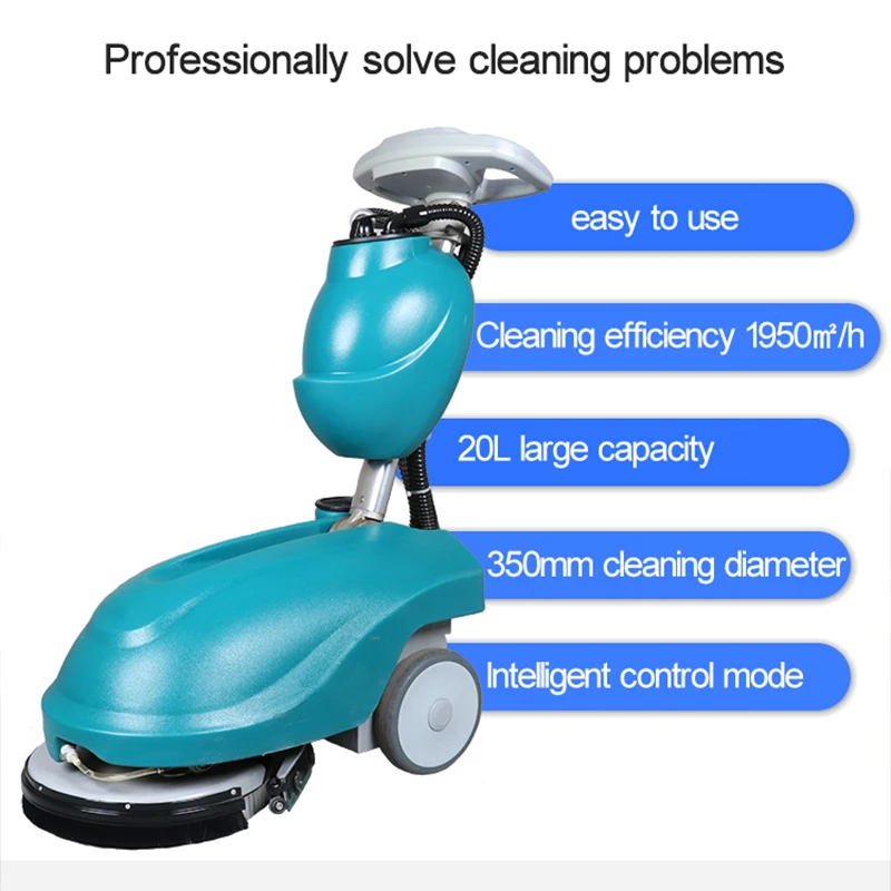 Strumento di pulizia del pavimento di pulizia della macchina di pulizia elettrica della macchina di pulizia di spinta della piccola mano commerciale