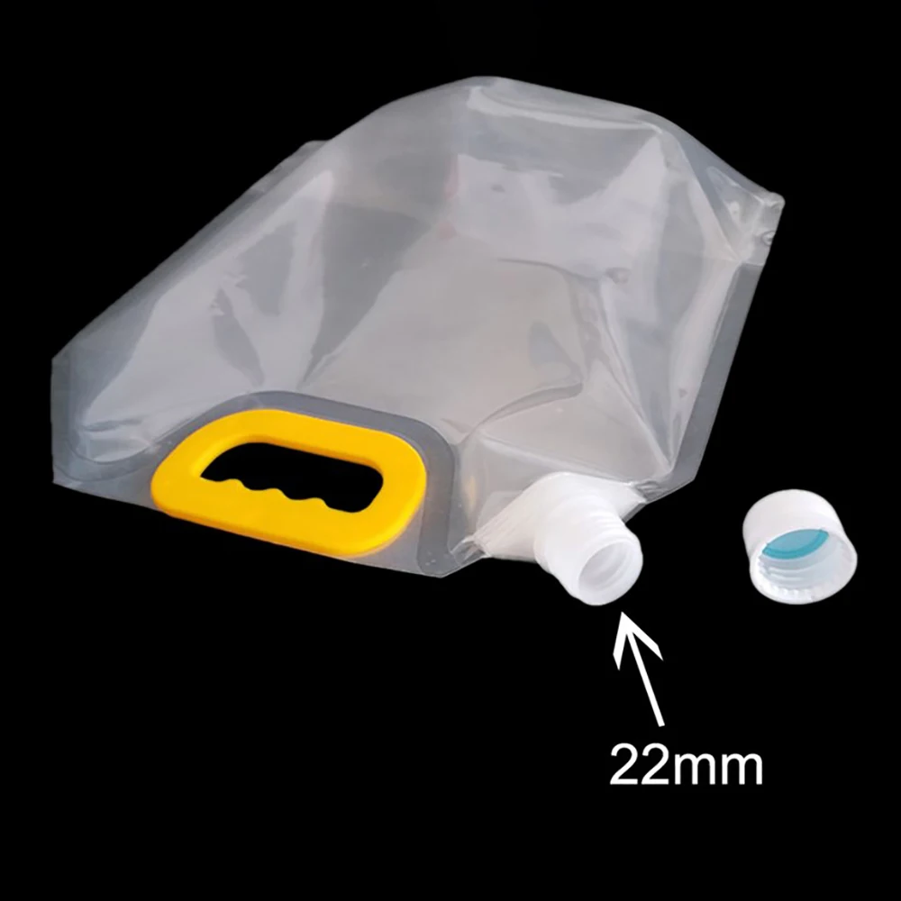 1PC 1/1.5/2.5/10/5L Clear Drinking Bags Drinks Flasks Liquor Bag Plastic Liquor Spout Bags For Beer Heavy Duty Drinks Reusable