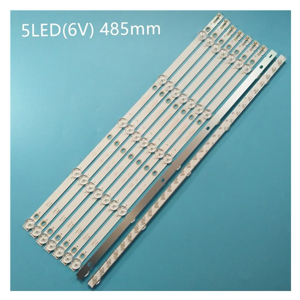 New Kit 9 PCS 5LED(6V) 485mm LED Backlight Strip for 50USK1810T2 50PUT6023 K500WDC2 A2 4708-K50WDC-A2113N11