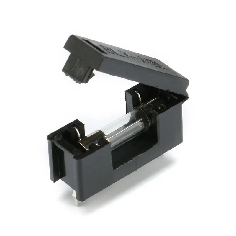 10PCS/LOT 5x20mm Fuse Holders 5X20 Insurance Tube Socket Fuse Holder For 5*20 Insurance