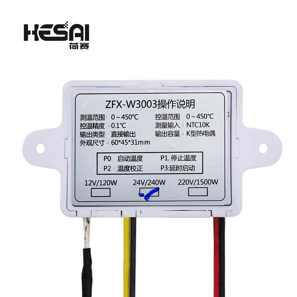 Imagem -03 - Micro Controlador de Temperatura Termostato Termorregulador Aquecimento e Arrefecimento Incubadora Inteligente Regulador de Temp de Água Zfx-w3003