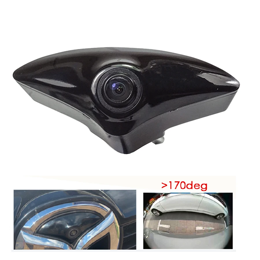 1920*1080P AHD 180deg fisheye Car Front View Vehicle Logo Camera for Mazda CX-5 2013 2014 Brand Mark Camera HD CVBS wide angle