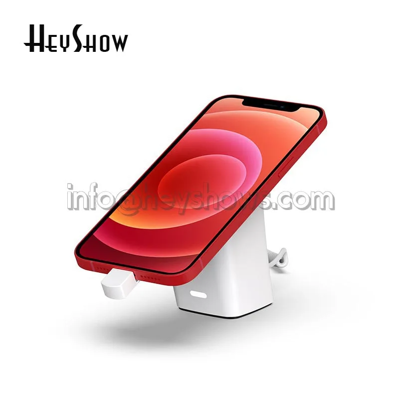 New Mobile Phone Security Display Stand Cell Phone Anti-Theft Holder Smartphone Burglar Alarm System For Retail Phone Shop Show