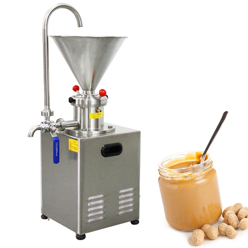 Stainless Steel Peanut Butter Maker Colloidal Mill Commercial Almond Sesame Corn Paste Colloidal Grinder Machine