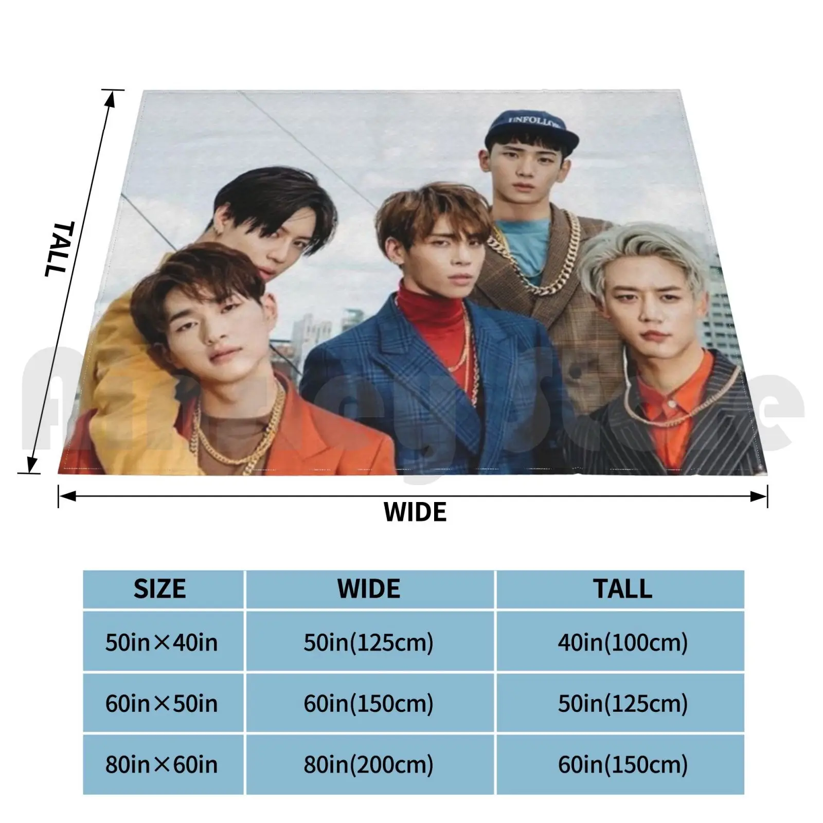 Shinee Blanket Fashion Custom Shinee Kpop Shinee K Pop Pookipsy