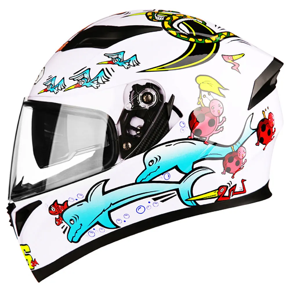 

AIS Helmet Motorcycle Full Face Moto Helmets Double Visor Racing Motocross Helmet Casco Moto Motorbike Racing Riding Helmet DOT