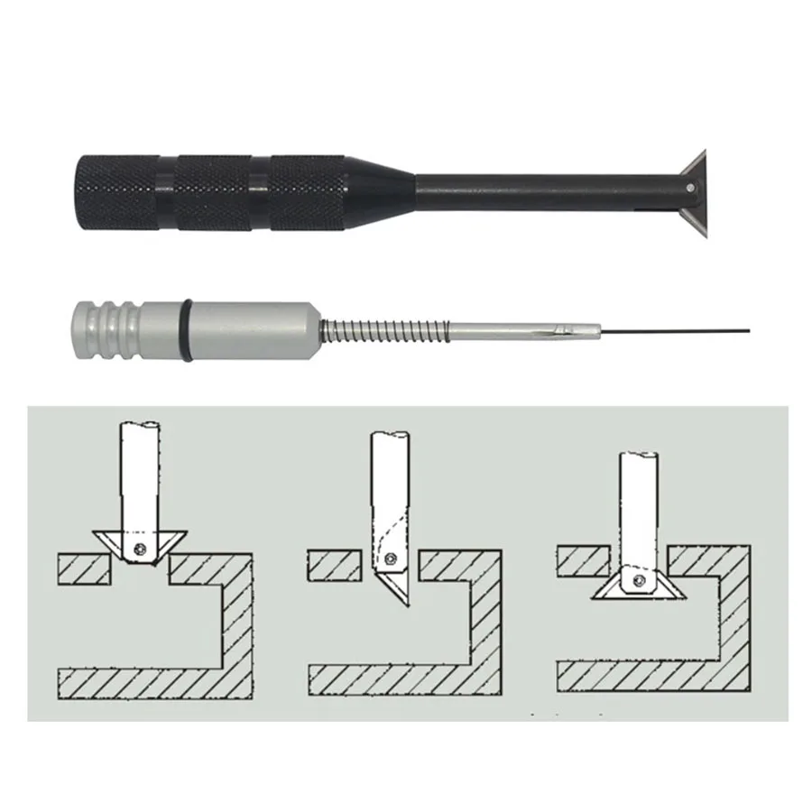 RC1000 RC2000 RC2200 NOGA to remove the inner outer corners of metal parts cross-hole burr scraper trimmer BR1001 BR2001 BR3001