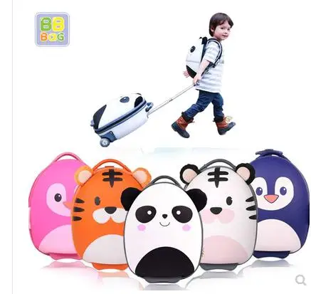 wheeled suitcase for girls Cartoon Suitcase for Kids Children Travel Trolley Suitcase for boys Rolling luggage suitcase backpack