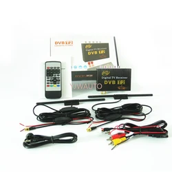 Digital TV Box for Car DVB T2 Receiver Box Mobile Dual Antenna 80~110 KM/H Digital TV Receiver DVB-T2 Car Digital TV Tuner