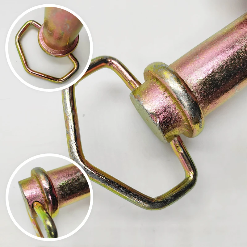 Anhängerkupplungsstift/Clip-Zubehör für Traktoren, Anhängerkupplungsstift mit Drehgriff, Heftungsstift mit Clip-Zubehör für Traktoren – Detail 5