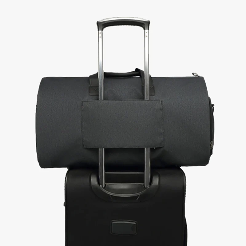 Bolsa de viaje de negocios para hombre, de gran capacidad bolso de hombro, impermeable, Oxford, almacenamiento de equipaje con múltiples bolsillos, XA76M