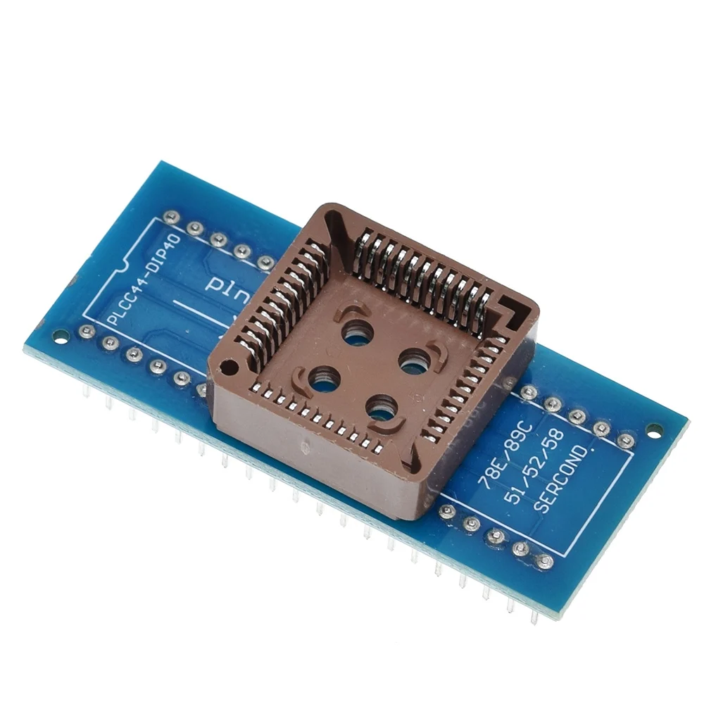 PLCC20 PLCC28 PLCC32 PLCC44 zu DIP 20 28 32 44 USB Universal-Programmierer IC-Adapter-Tester-Sockel für TL866CS TL866A EZP2010 – Detail 10