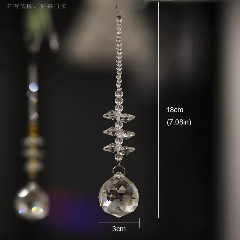 2 PCS Fashion Luxury Home Decoration Pendant K9 Crystal Ball Butterfly Water Drop Bead Curtain New House Decor