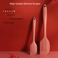 Silicone creme de cozimento raspador não vara manteiga espátula chocolate mais suave resistente ao calor para cozinha ferramentas pastelaria bolo cozimento