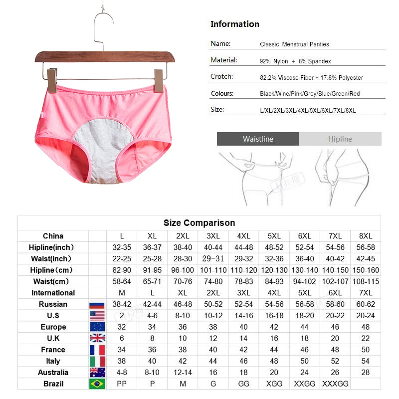 DULASI 3pcs Leak Proof Menstrual Panties Physiological Pants Women Underwear Period Comfortable Waterproof Briefs Dropshipping