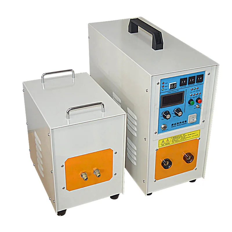 금속 제련 고주파 유도 가열 기계 15KW 담금질/소성 용접 금속 열처리 장비 220V