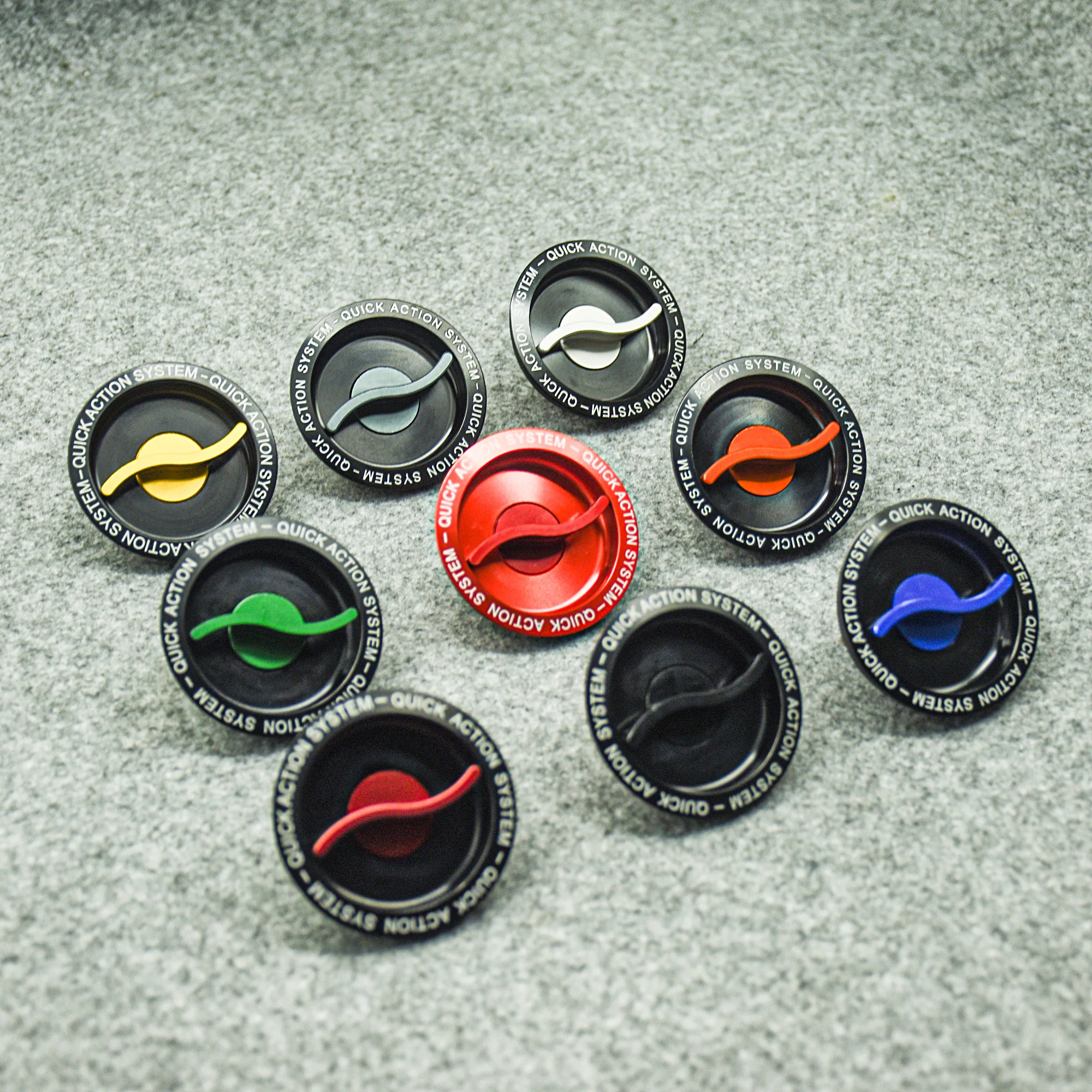 Replacement center fuel filler cap for the DTRAD Quick Action gas caps Currency Aluminum CNC GAS TANK CAPS KNOB Type-S 9 Colors