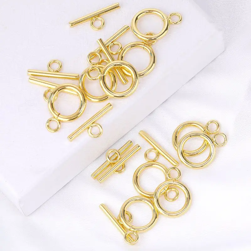 

10pcs High Quality OT Clasps Connectors for DIY Bracelet Necklace Jewelry Findings Making Accessories New Toggle Buckle Supplies