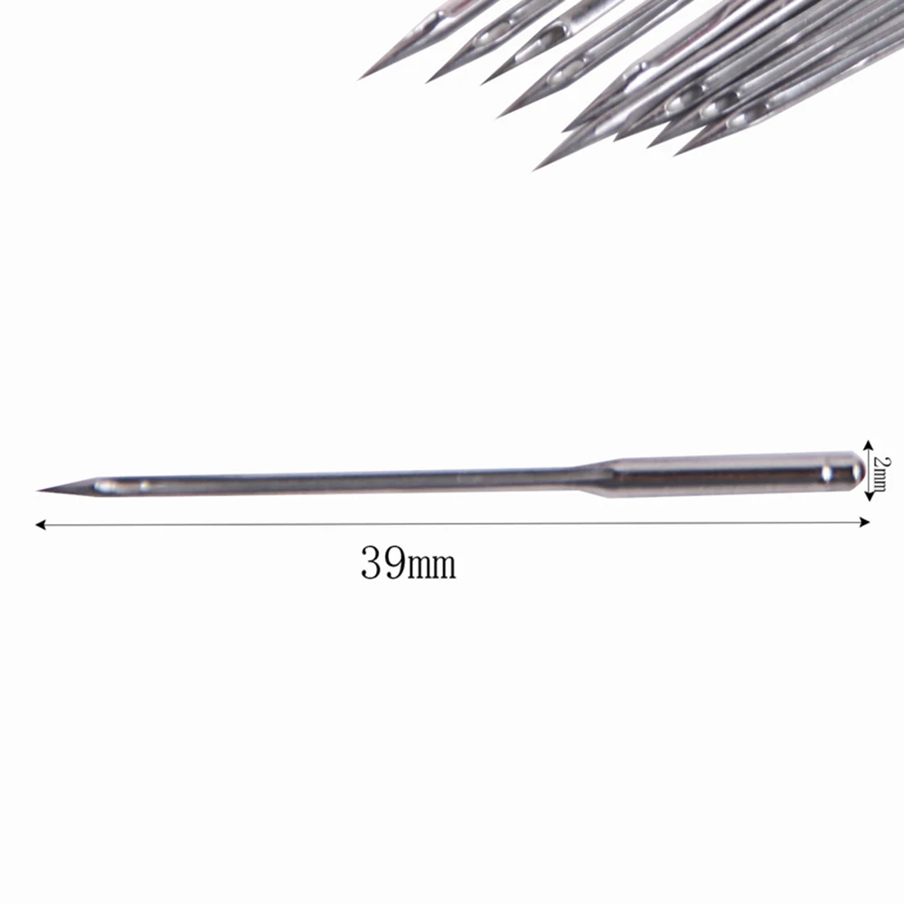 10 Pcs Threading Stainless Steel Sewing Apparatus Needles Universal Home Sewing Machine Needles 11/75 12/80 14/90 16/100 18/110