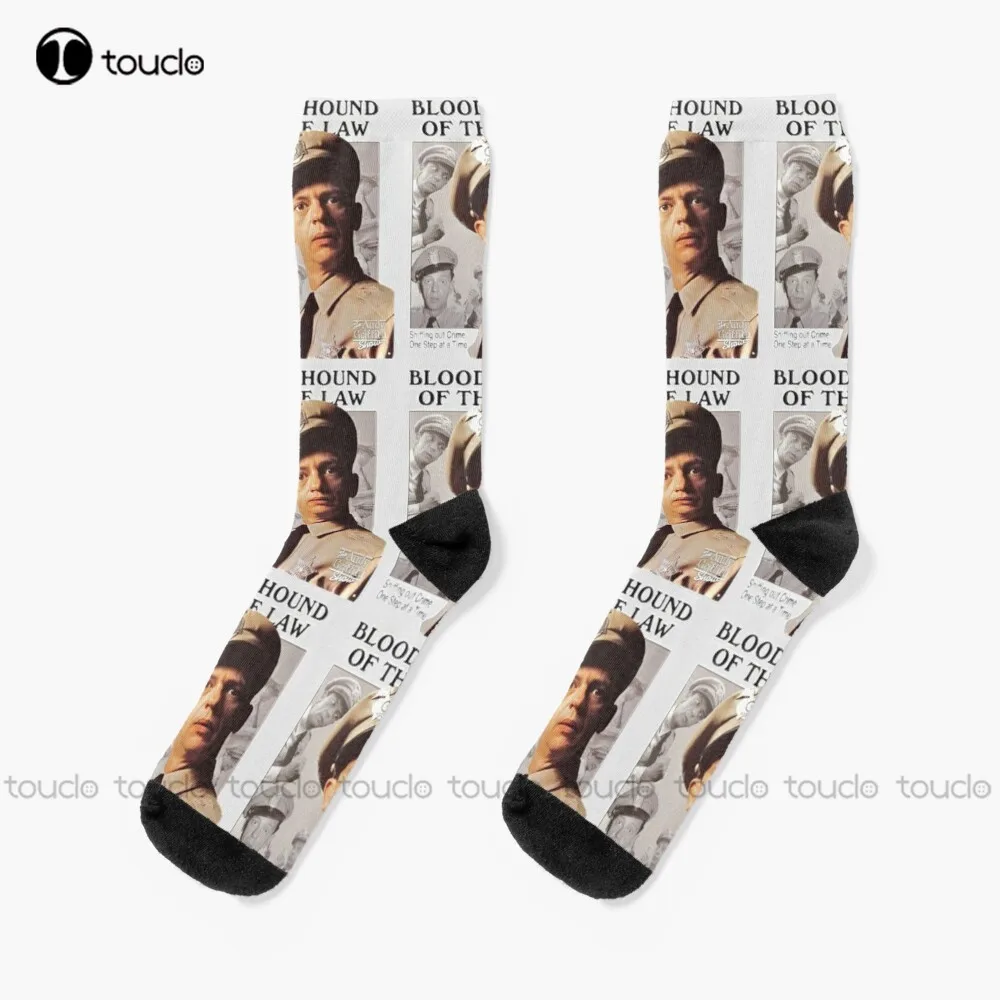 Deputy Barney Fife Socks Soccer Socks Women Christmas New Year Gift 360° Digital Print Personalized Custom Hd High Quality