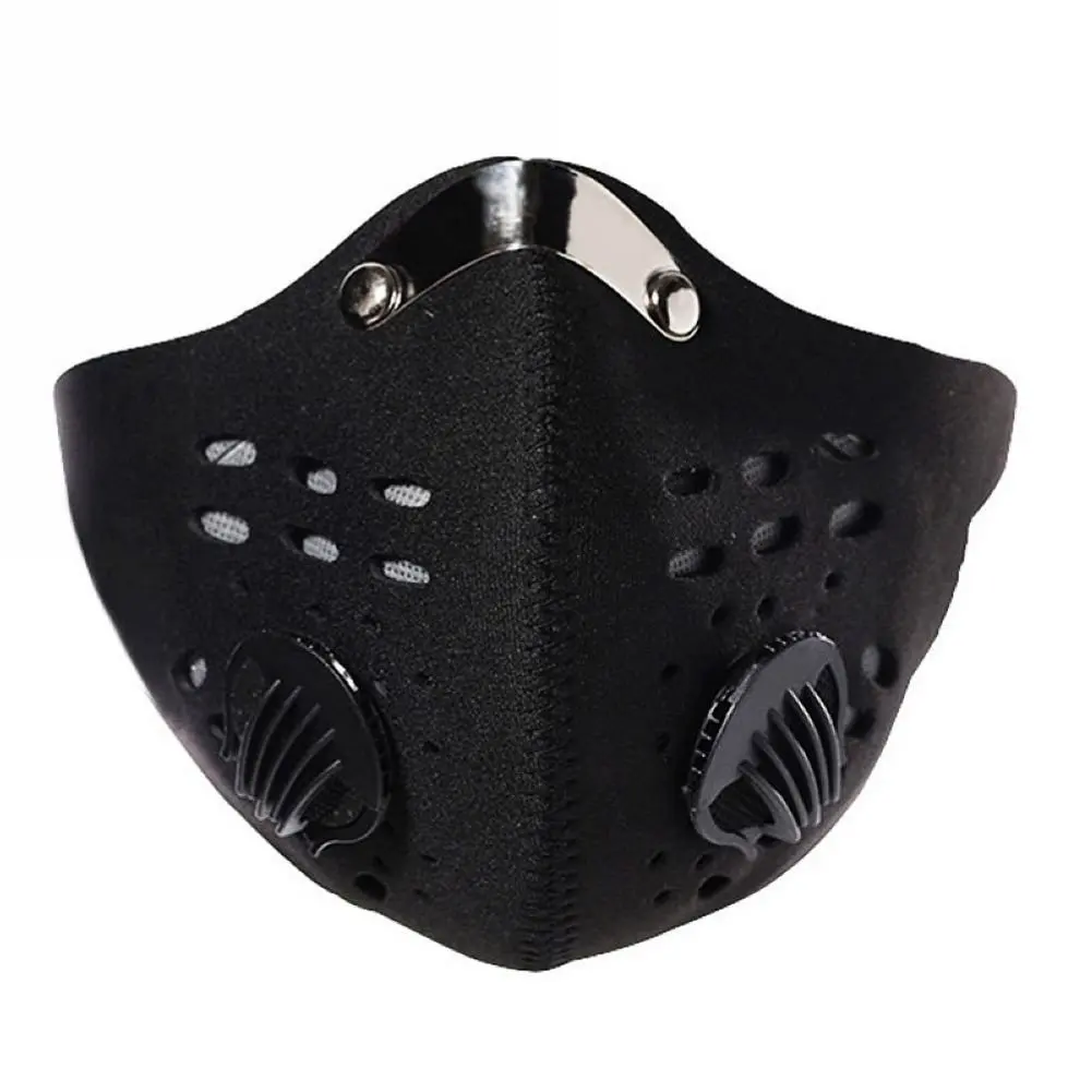 Neoprene Anti Dust Motorcycle Bicycle Cycling Ski Half Face Mask Filter One Size Black