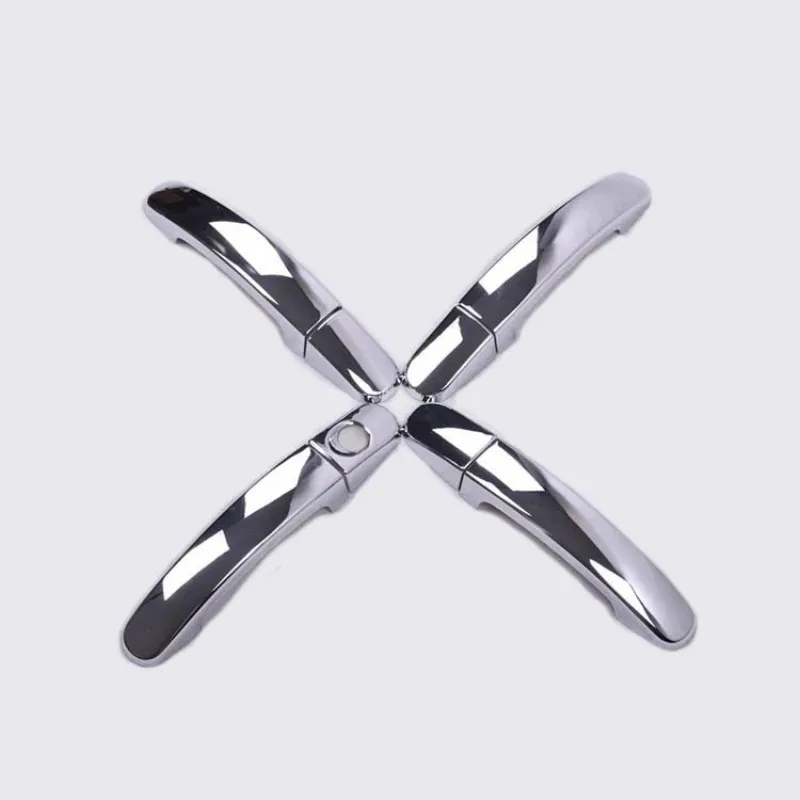 New Chrome Car Door Handle Cover Trim Stickers Styling Accessories For Ford S-MAX 2007-2012 SMAX