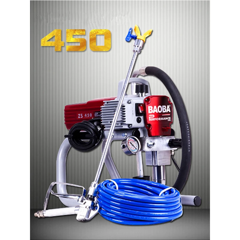 

High Pressure New 450 Airless Spraying Machine Professional Airless Spray Gun Airless Paint Sprayer 450 Painting Machine Tool