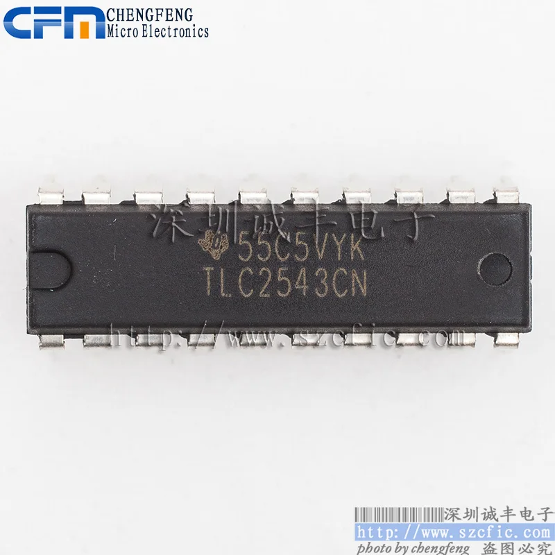 5pieces TLC2543CN TLC2543  DIP   ADC