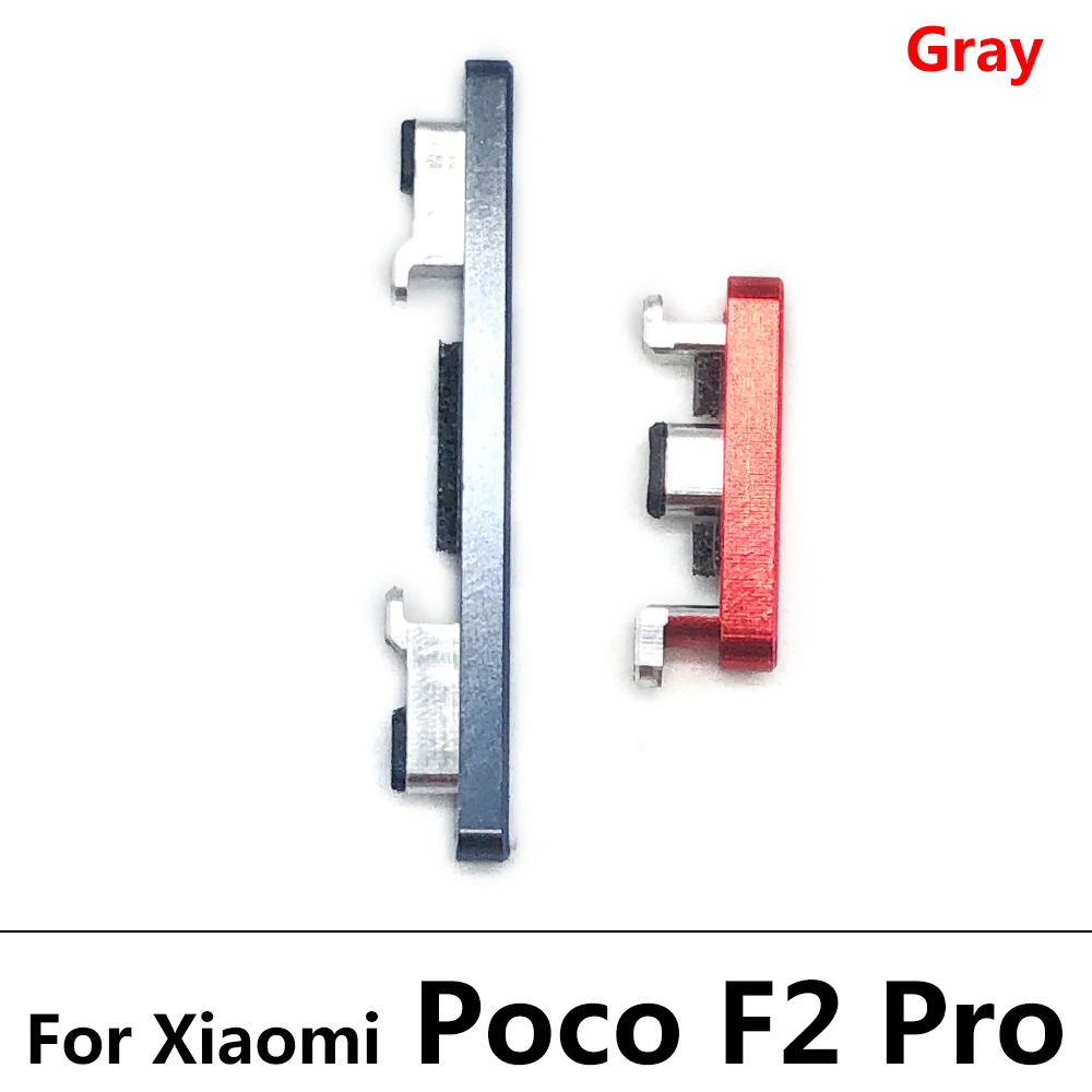 New Power Button + Volume Side Button Replacement For Xiaomi Poco F1 M3 F2 Pro X3 NFC