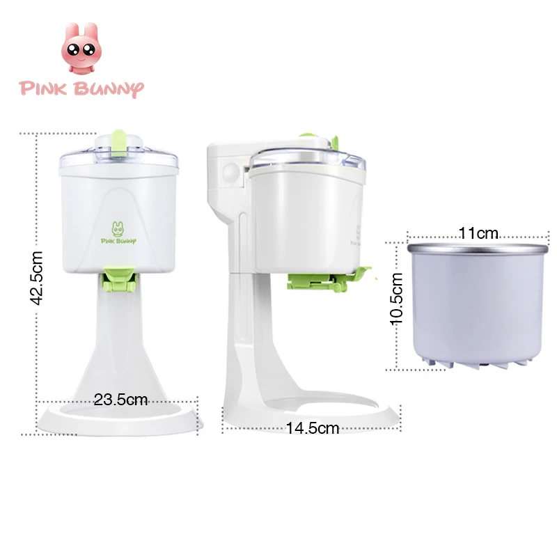 เครื่องไอศกรีมกรวยเครื่องไอศกรีมม้วนหน้าแรกอัตโนมัติโยเกิร์ตเด็ก Ice Cream Machine