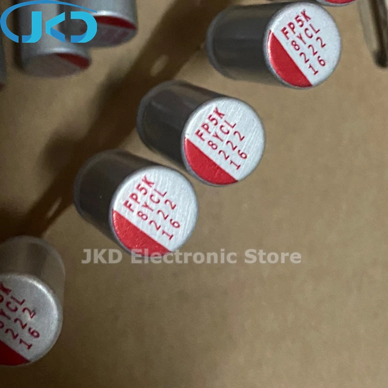 20pcs/lot Fujitsu 16V2200UF 10*20mm DIP Solid Electrolytic Capacitor Motherboard Solid Polymer Capacitor 2200UF 16V Low ESR