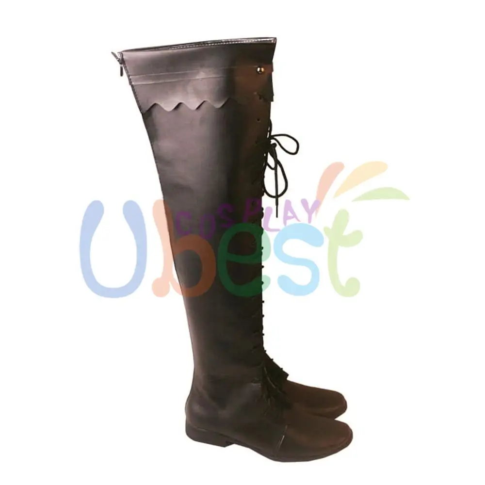 Yshshtola sapatos cosplay final fantasia xiv ff14 botas longas